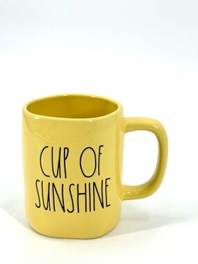 NWOB Rae Dunn Yellow Cup of Sunshine Ceramic Mug